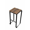 Tabouret kubo noir loca